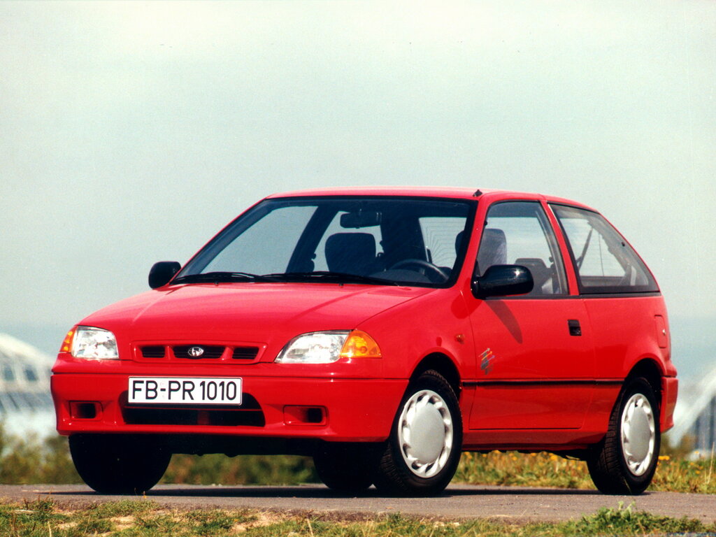 Subaru Justy 2 поколение, рестайлинг, хэтчбек 3 дв. (09.1997 - 11.2003)